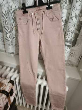 Jeans rose pâle/saumon "le temps des cerises"