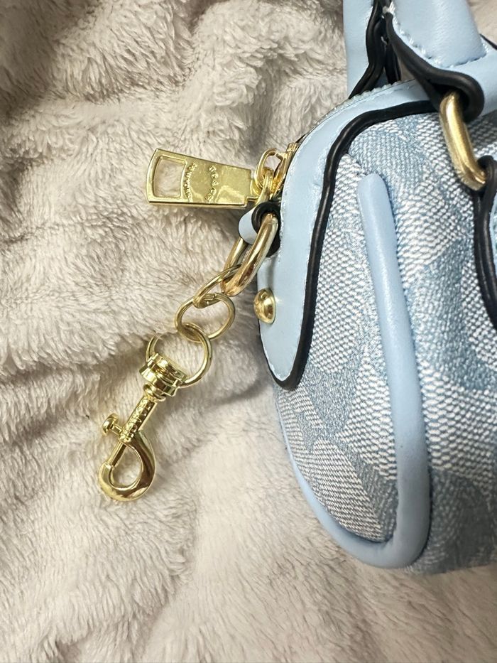 sac bleu à bandoulière - photo numéro 5