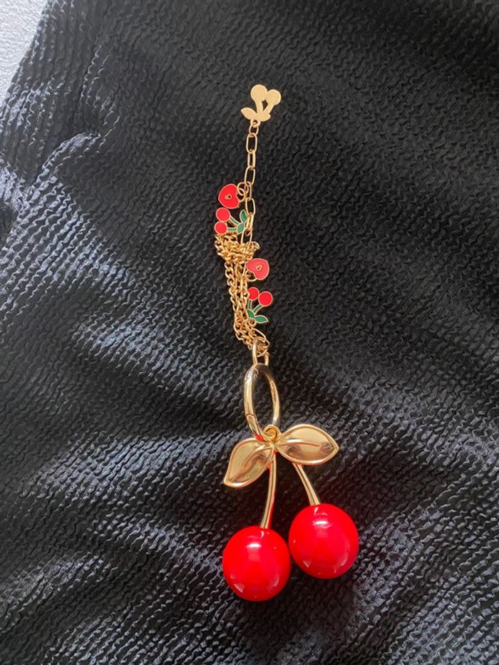 Porte clés cerises 🍒 - photo numéro 3