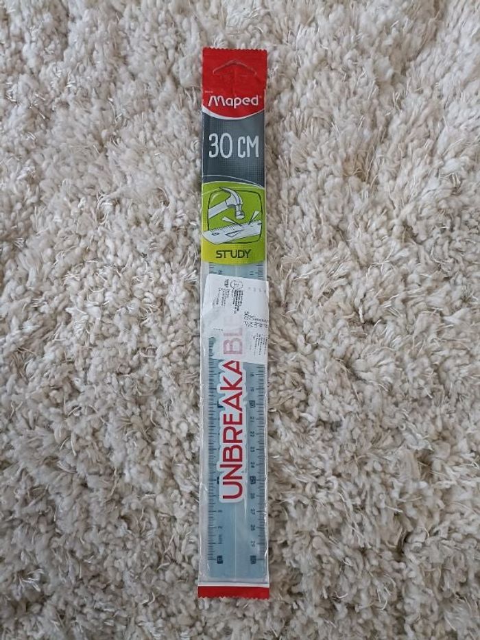 Règle incassable maped en 30 cm