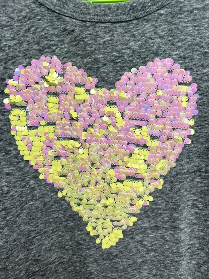 T shirt fille avec sequins 8 ans crewcuts - photo numéro 2