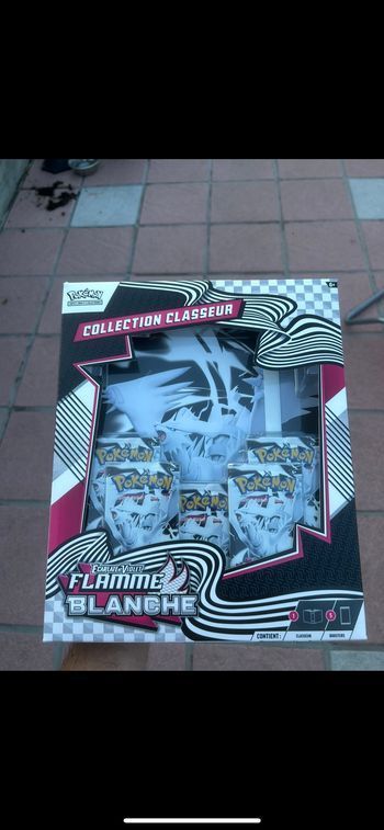Coffret classeur flamme blanche