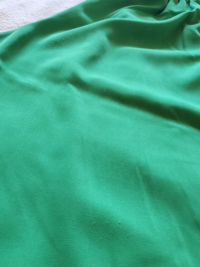 Pantalon à jambes larges / palazzo vert TU 36/40 - photo numéro 6