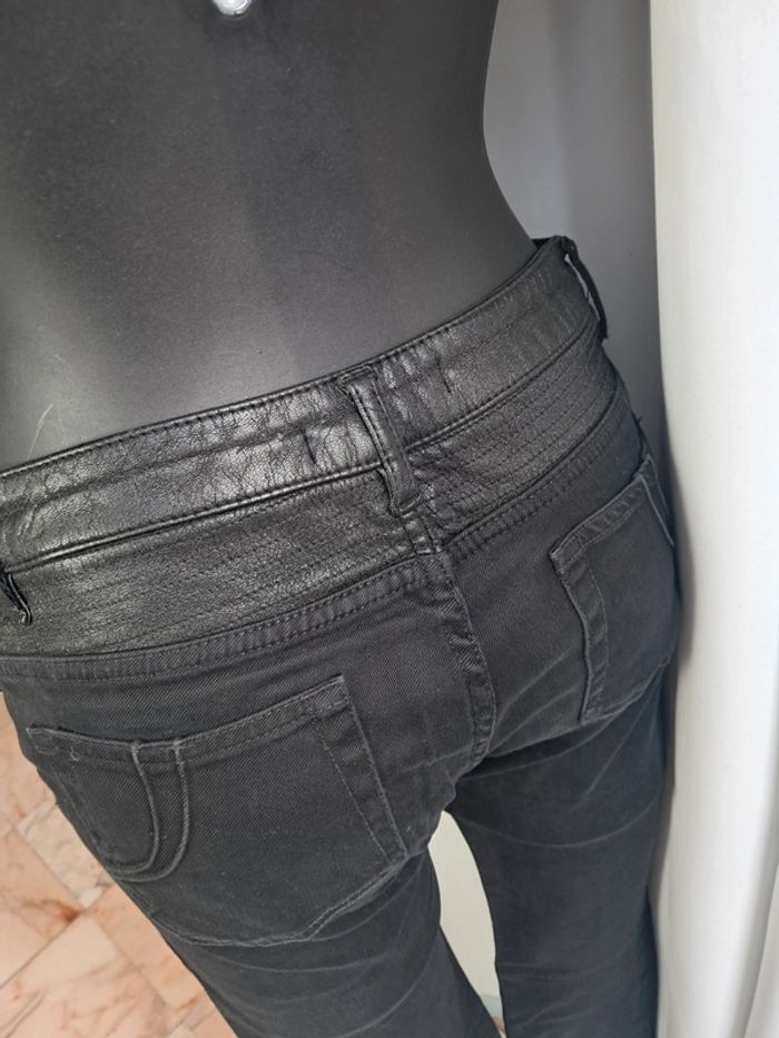 Maje jean noir T.38 en tbe - photo numéro 11