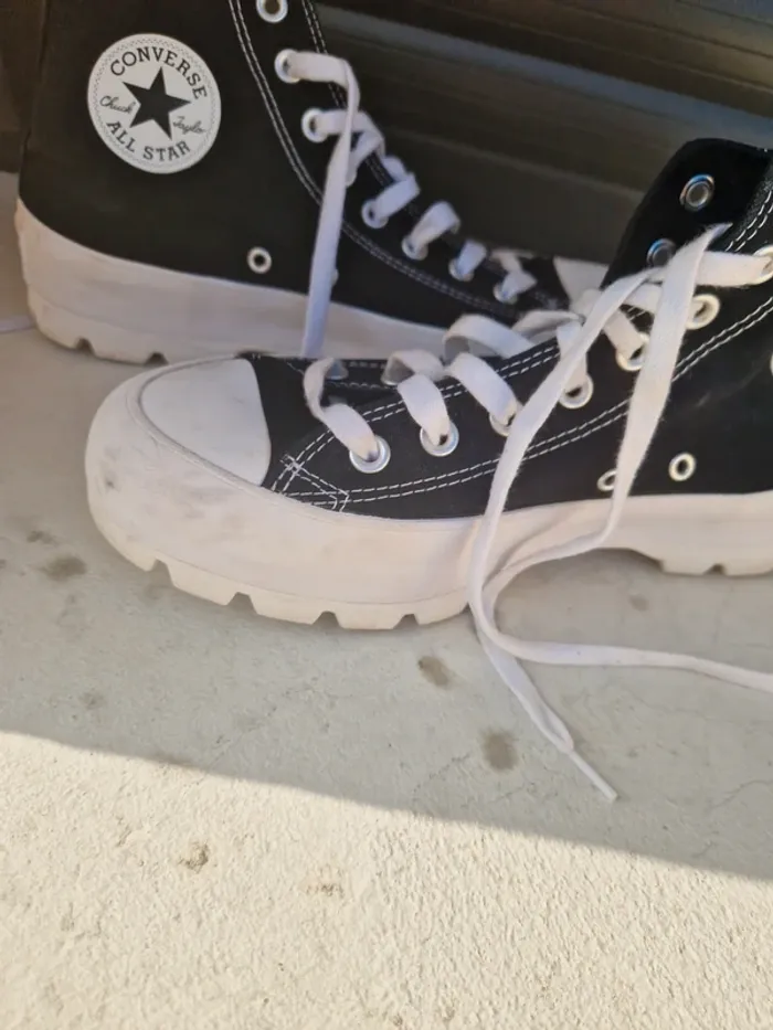 Converse Chuck Taylor all star noir taille 40 tres bon etat - photo numéro 3