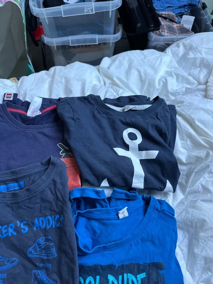 Lot tee shirt manches courtes 8 ans garçon - photo numéro 4