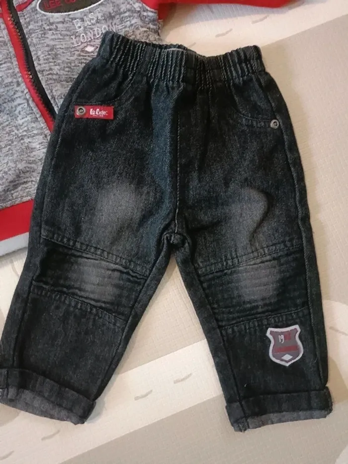 Ensemble veste + pantalon Lee Cooper 6 mois - photo numéro 3