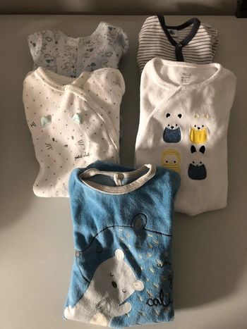 Lot de 5 pyjamas 3 mois