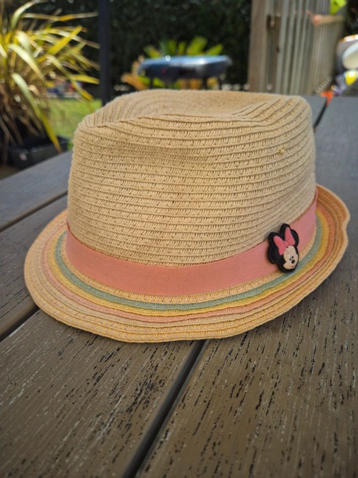 Chapeau de paille minnie
