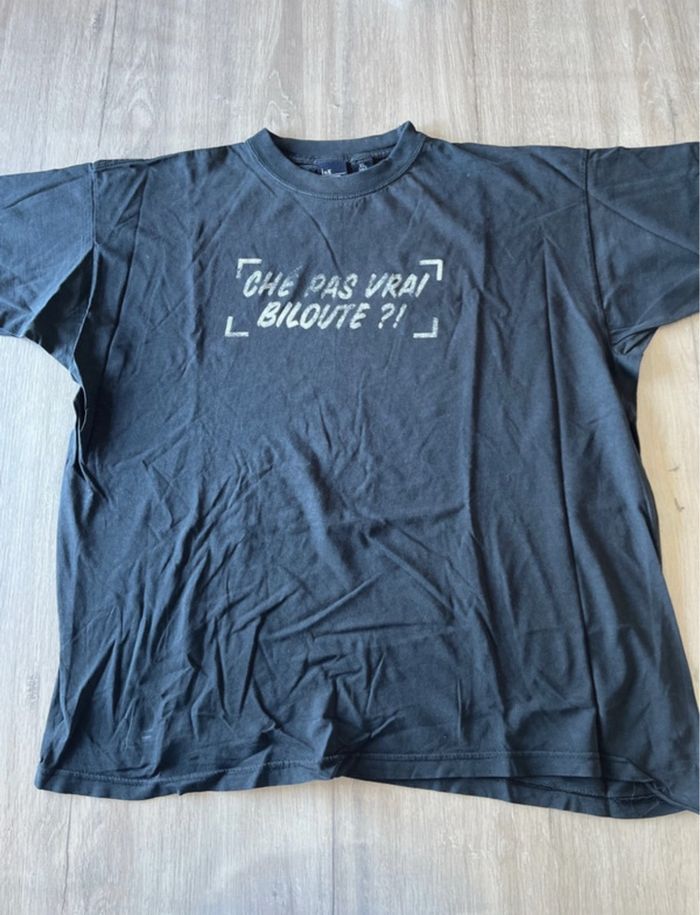 T-shirt humoristique Ché pas vrai biloute