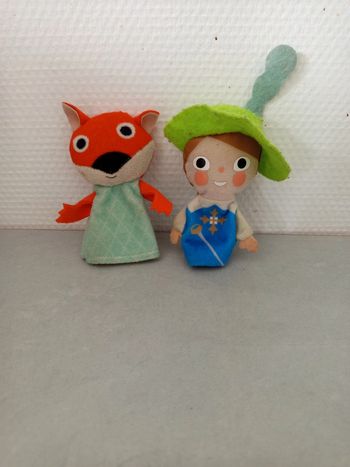 Lot peluches marionnettes de doigts w