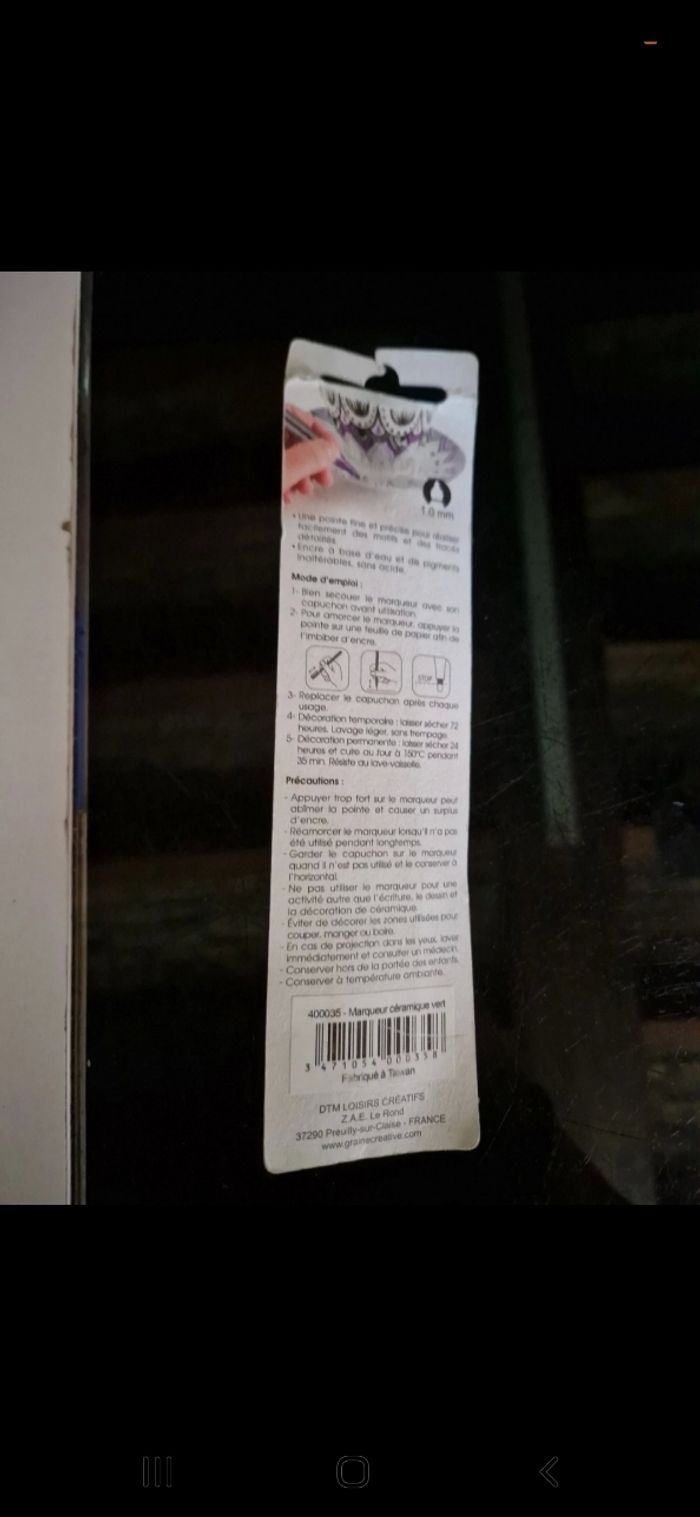 Marqueur céramique - photo numéro 2