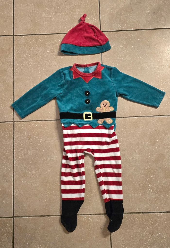 Pyjama Lutin de Noël 23 mois