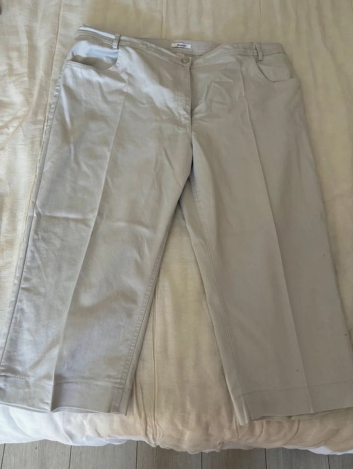 Pantalon court Damarr 52 bleu ciel/gris - photo numéro 3