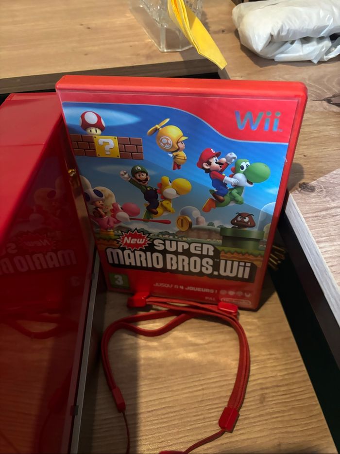 Console Nintendo Wii rouge édition super Mario Bros - photo numéro 6