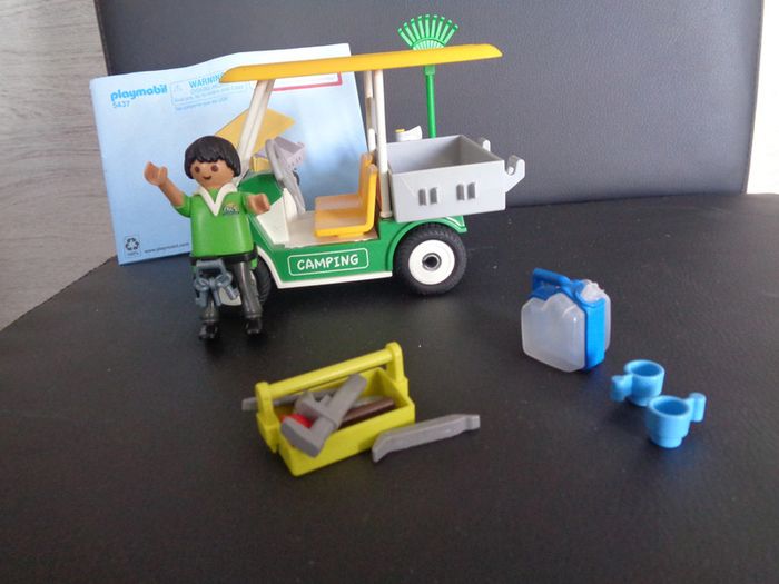 Gardien du camping et véhicule de service - summer fun - playmobil 5437 - photo numéro 2