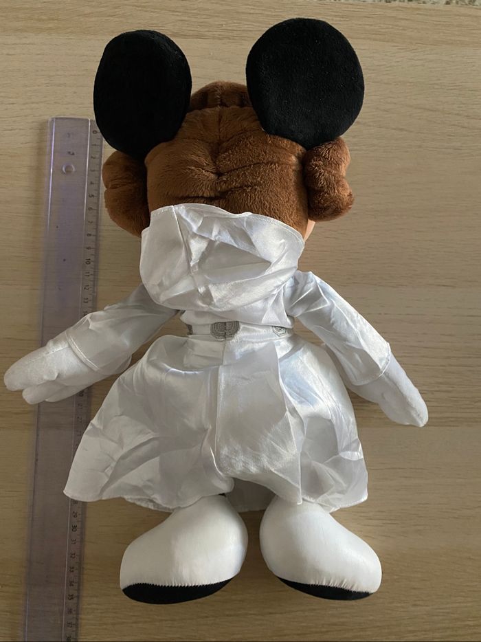 Peluche Disney disneyland Paris Minnie mouse star wars princesse Leia parks - photo numéro 7
