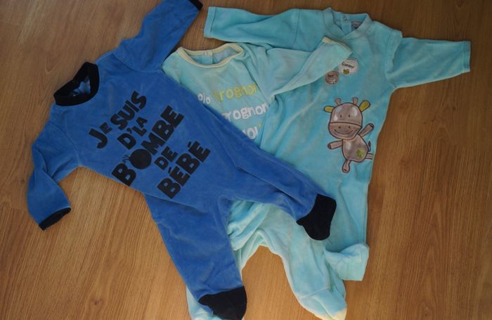 Lot de 3 pyjamas