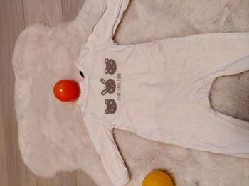 Pyjama blanc léger Kiabi 1 mois