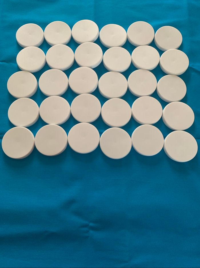 25 couvercles pour pots de yaourts diamètre 55 mm