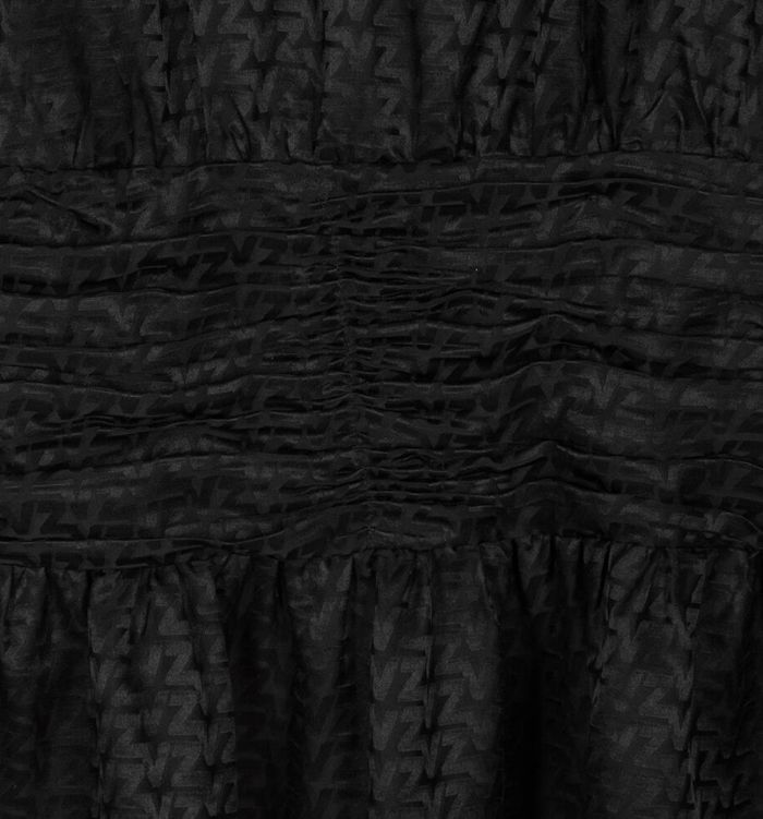 Robe neuve Zadig & voltaire taille 10 ans noire motif satiné automne hiver - photo numéro 6