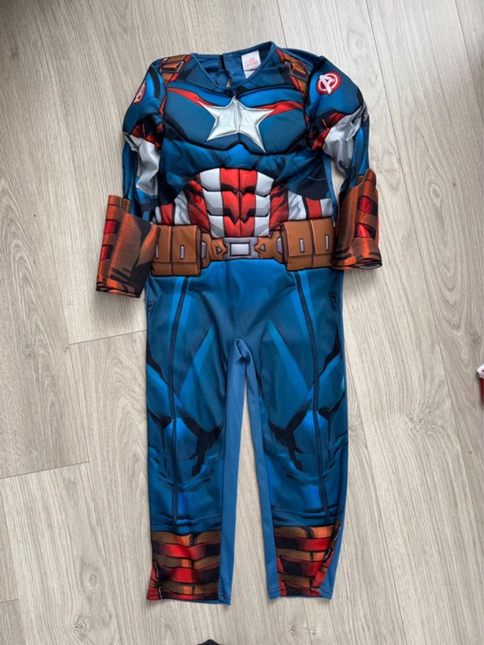 Déguisement captain america 5-6 ans
