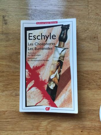 Eschyle Les Choéphores Les Euménides