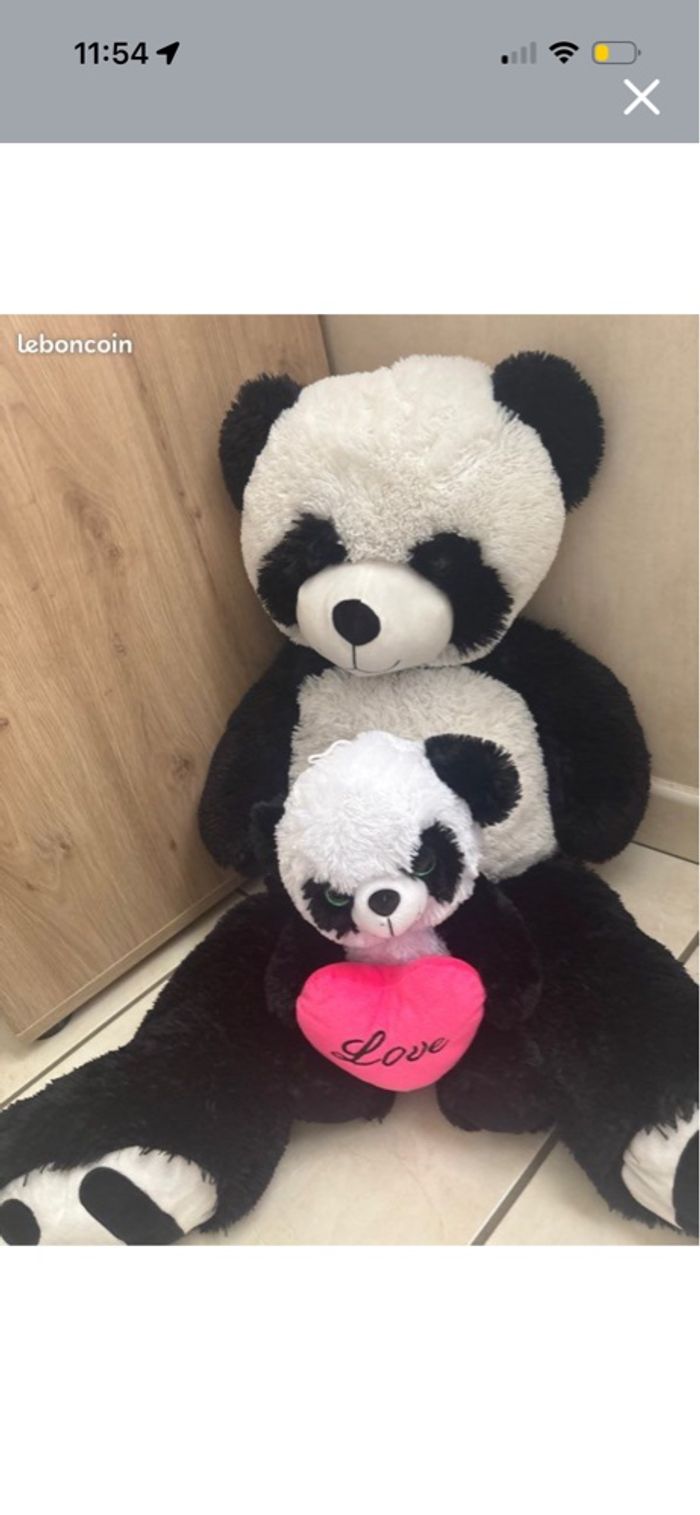Peluche panda - photo numéro 2