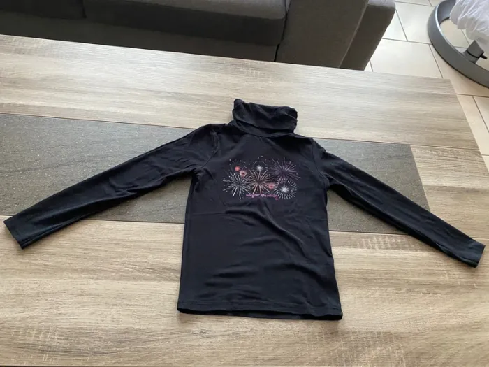 T shirt col roulé okaidi 5 ans