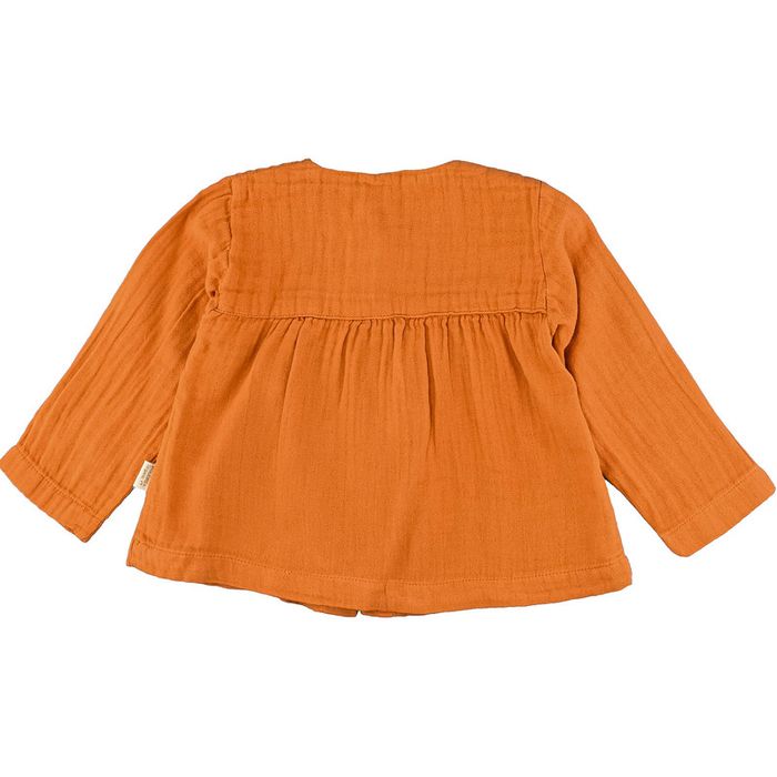 Blouse à manches longues 6 mois en coton bio Poudre Organic - photo numéro 2