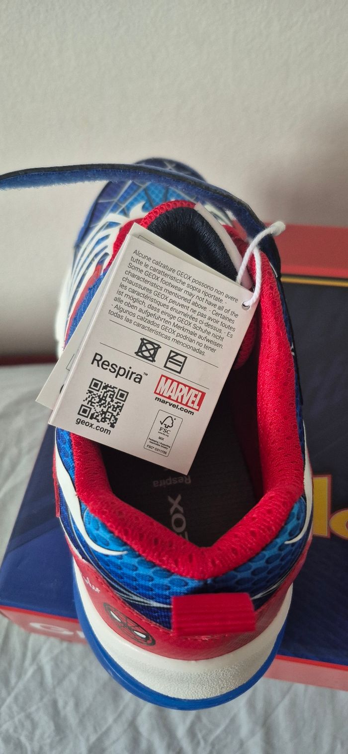 Basket geox  marvel enfant garçon - photo numéro 8