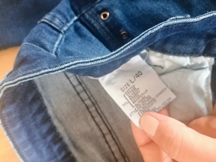jeans delavé stretch L - photo numéro 5