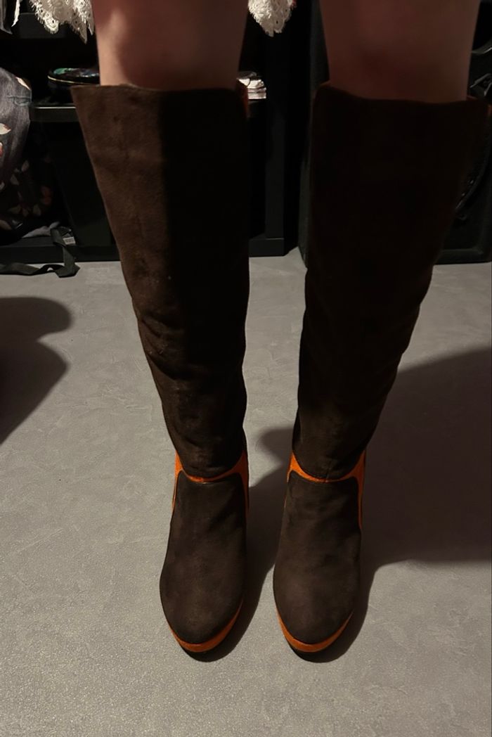 Bottes à talons taille 36