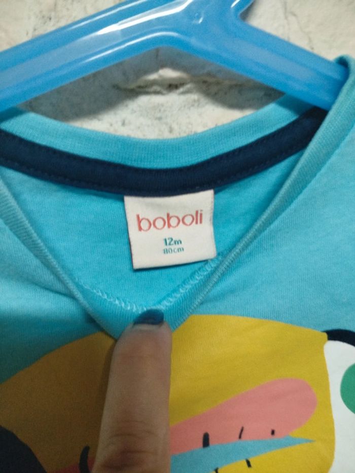 T-shirt bébé garçon de la marque Boboli, taille 12 mois - photo numéro 2