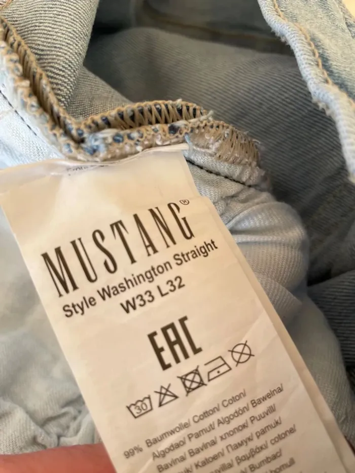 Jeans homme mustang washington straight w33 l32 - photo numéro 8