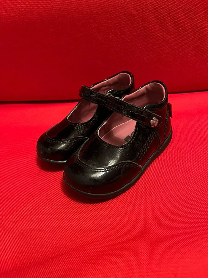 Chaussures bébé fille Kickers 20 noires vernis - photo numéro 4