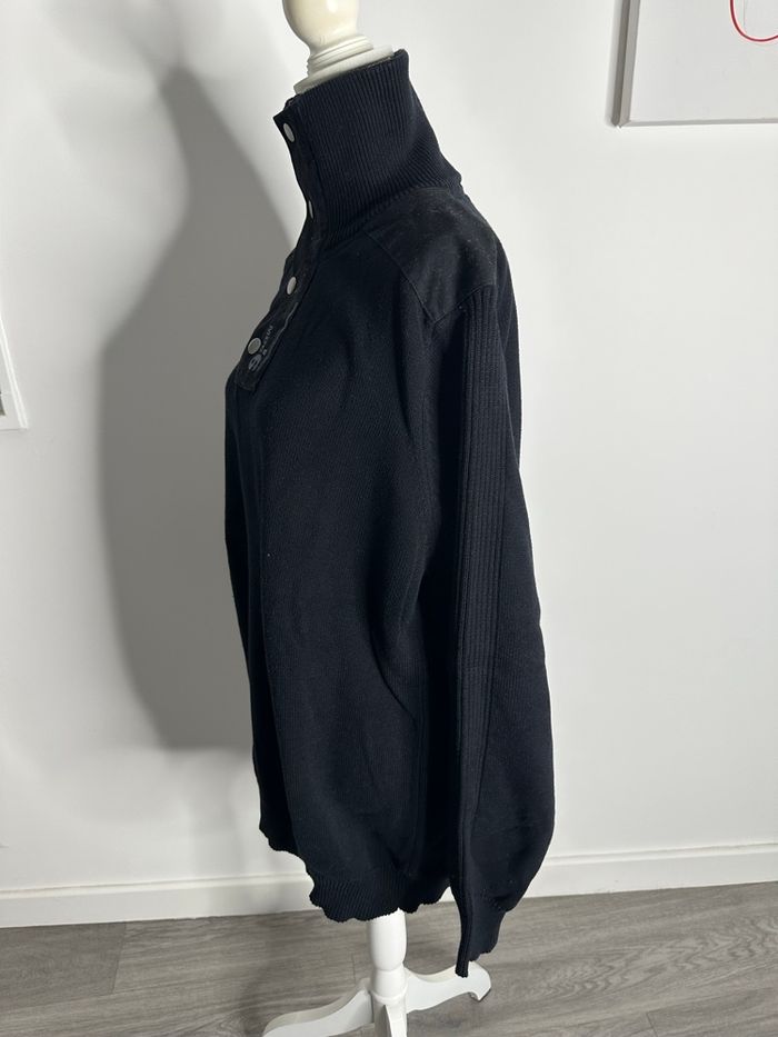 Pull col montant noir Mondaca TXXL - photo numéro 5