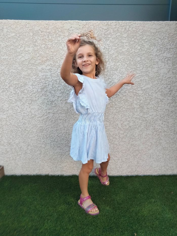 Robe été rayures - Tex - 7 ans - photo numéro 2