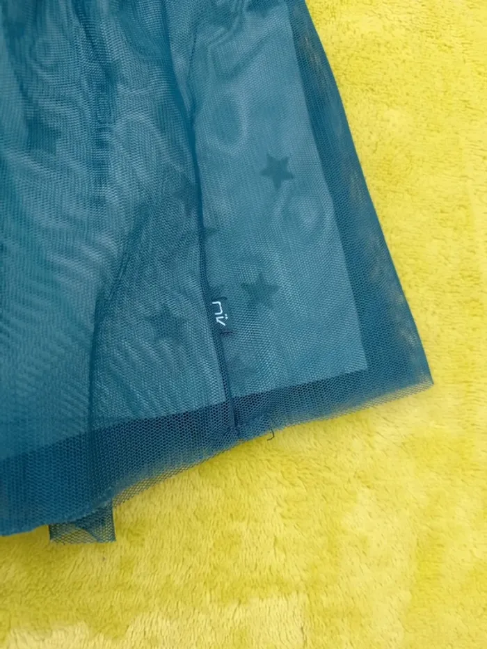 Jupe Okaïdi bleu canard taille 12 ans - photo numéro 2