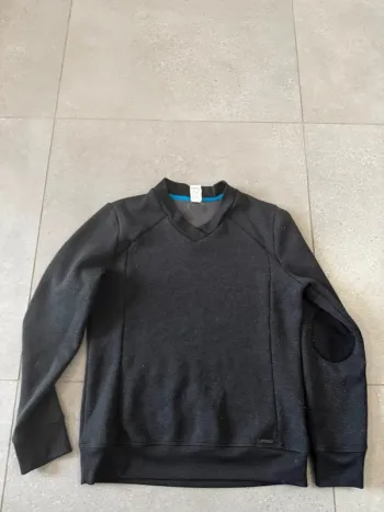 Pull gris Quechua, taille M, pour femme