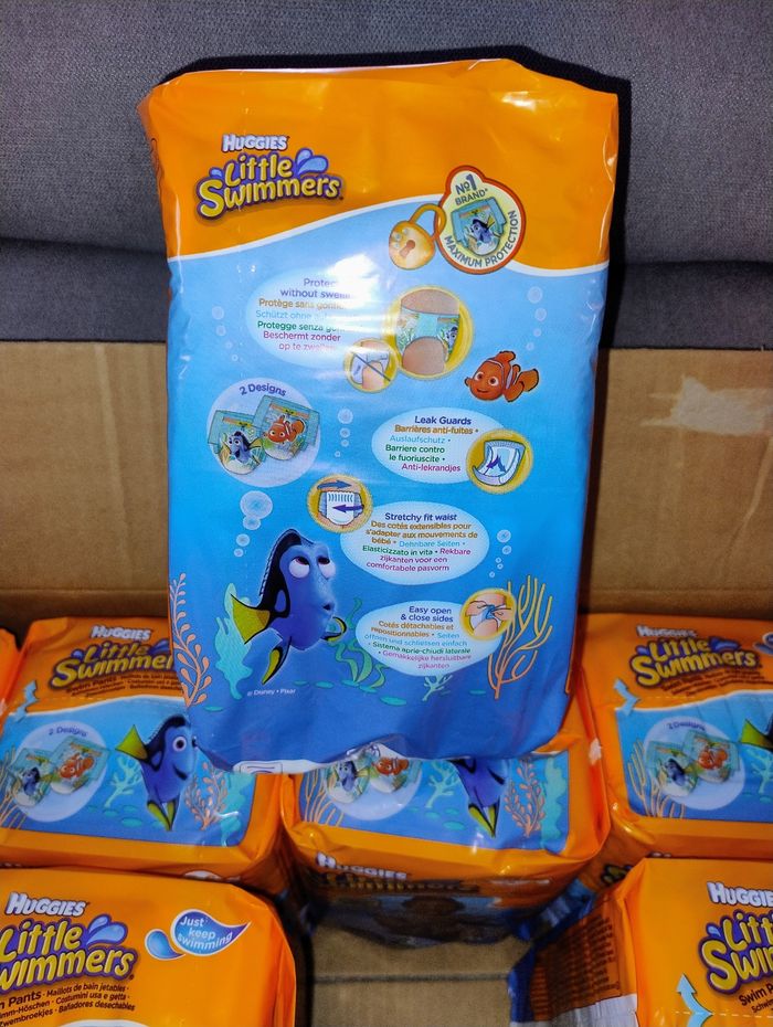 Couches huggies little swimmers taille 5-6 - photo numéro 3