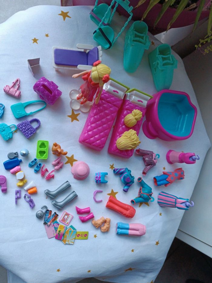 Polly pocket fashion mattel dress vêtement petite poupée doll magnétique aimant aimanté - photo numéro 9