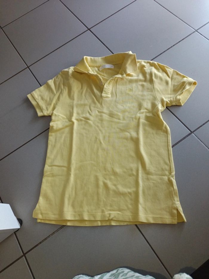 Polo jaune citron Zara 12 ans