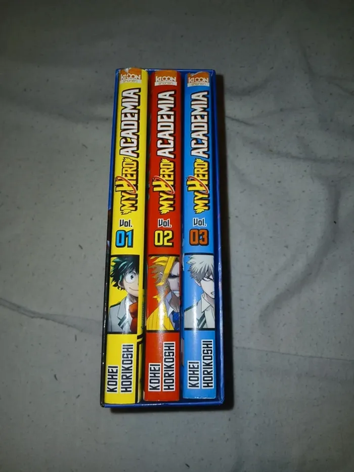Coffret des trois premier tome de my hero académia - photo numéro 2