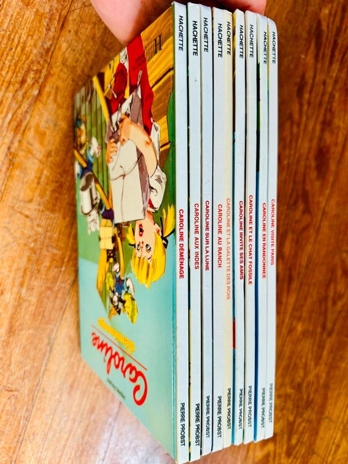 Lot de 9 livres albums bd Caroline complètes Pierre Probst Hachette vintage - photo numéro 7