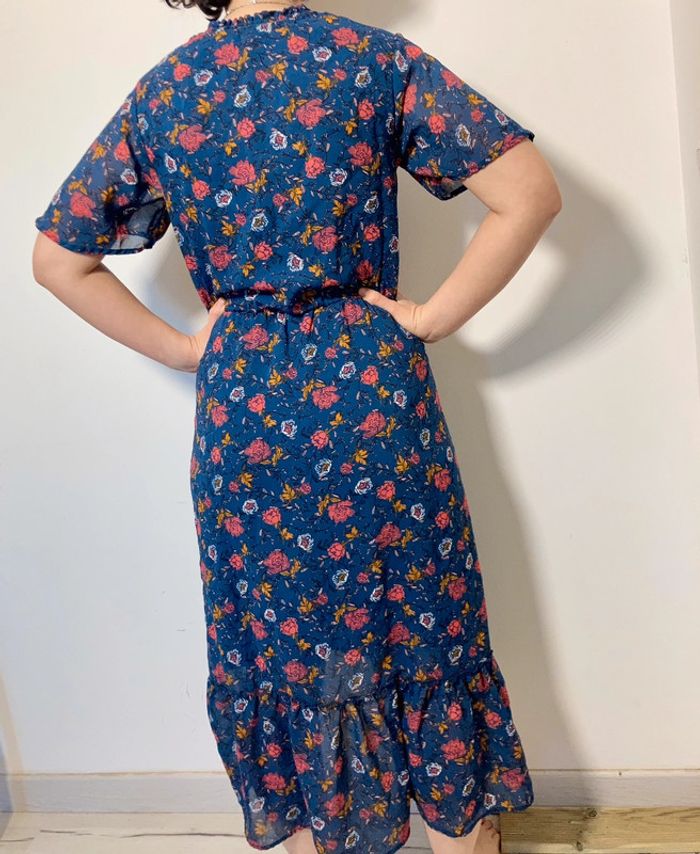 Robe longue bleue taille 38 - photo numéro 2