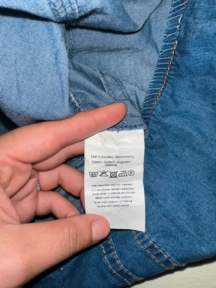 Top en jean femme T40 - photo numéro 7