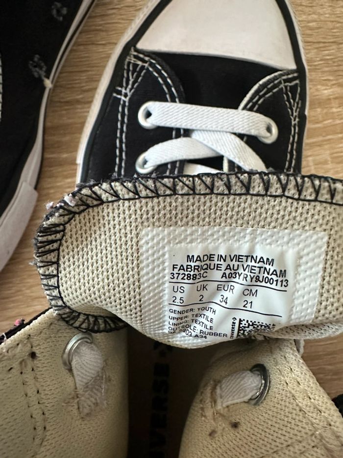 Baskets Converse noires - photo numéro 6