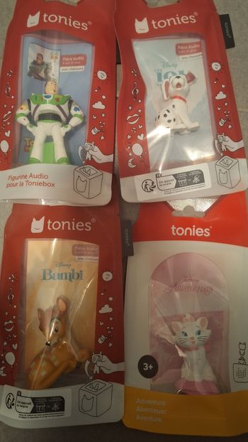 Lot 4 tonies neufs Disney
