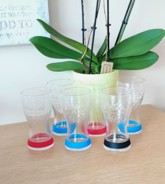🥤6 Verres Coca Cola "JO London 2012" 🥤